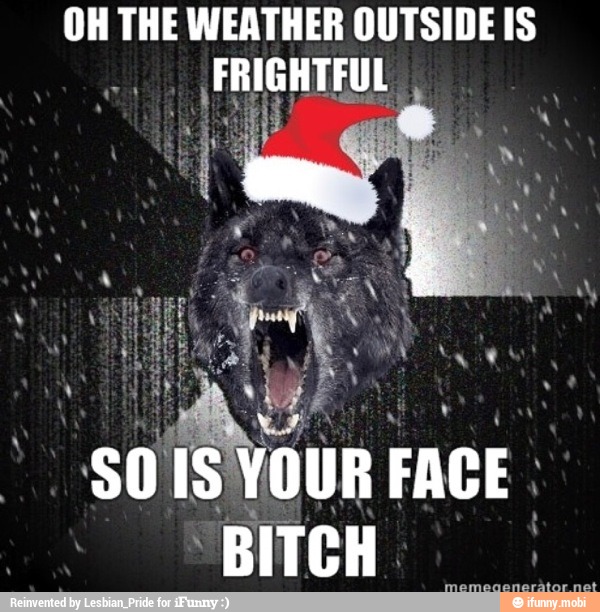 OH THE IWEATHER OUTSIDE IS