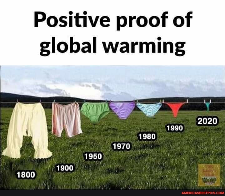 Positive proof of global warming