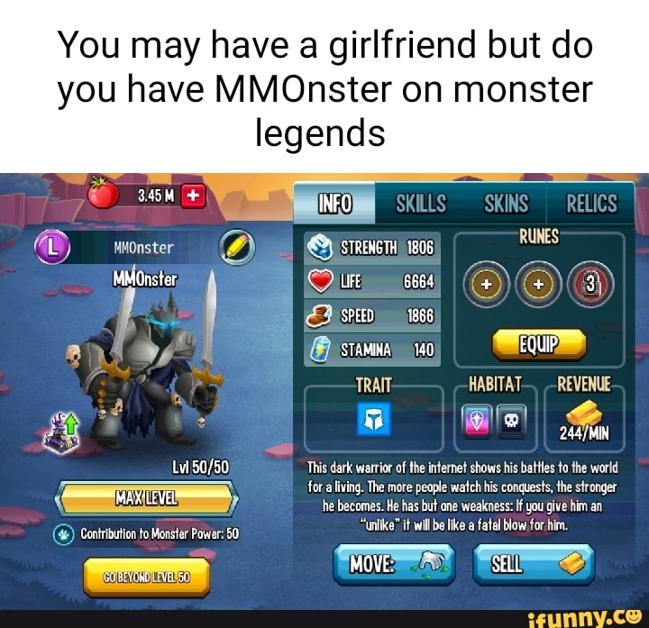 mmonster monster legends popular