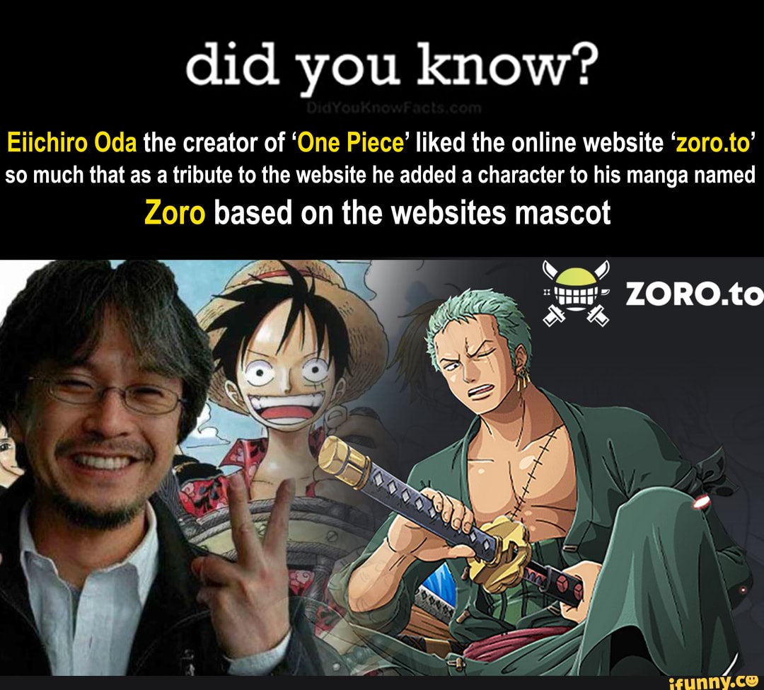 Did You Know? Eiichiro Oda The Creator Of 'One Piece' Liked The Online ...