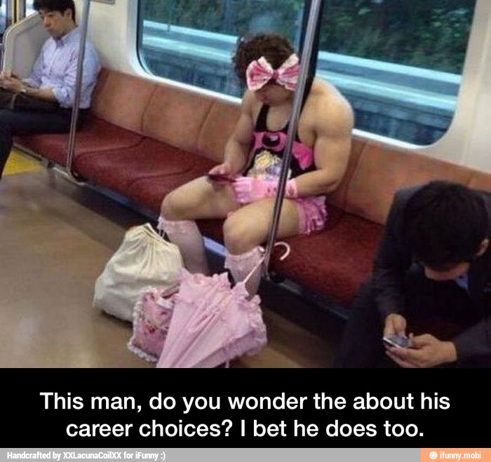 This man, do you wonder the about his
career choices? I bet he does too. - This man, do you wonder the about his career choices? I bet he does too.