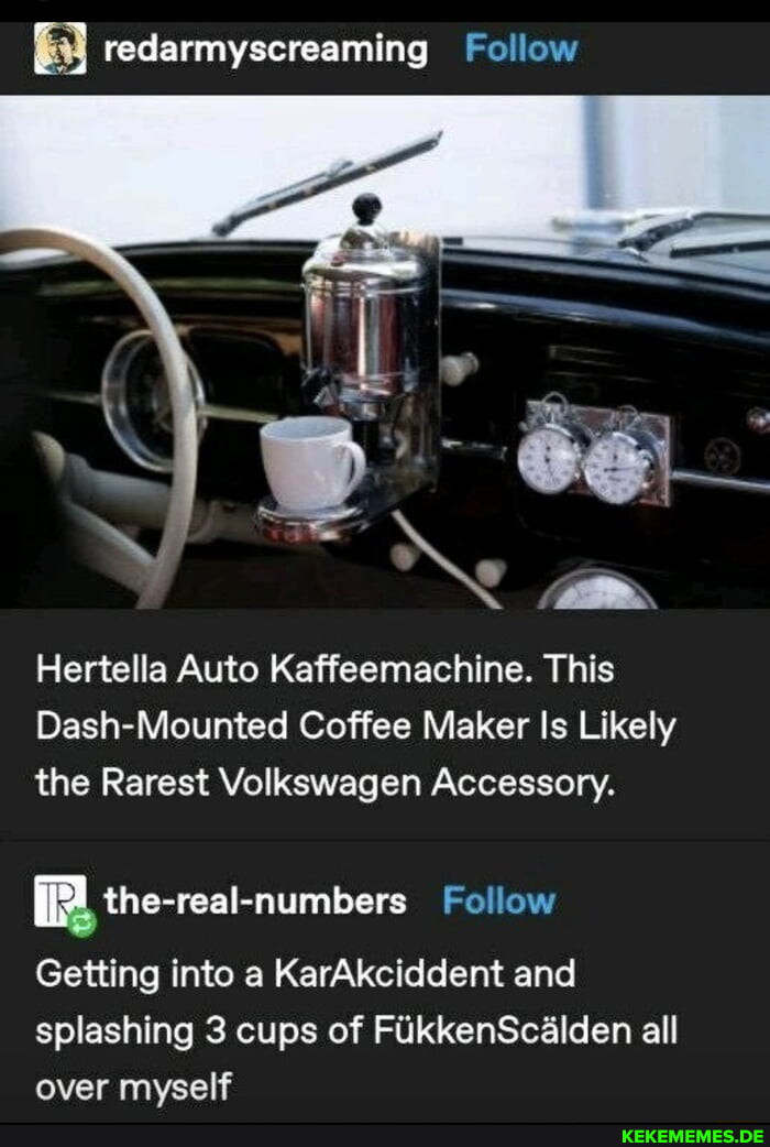 redarmyscreaming Follow Hertella Auto Kafffeemachine. This -Mounted Coffee Maker