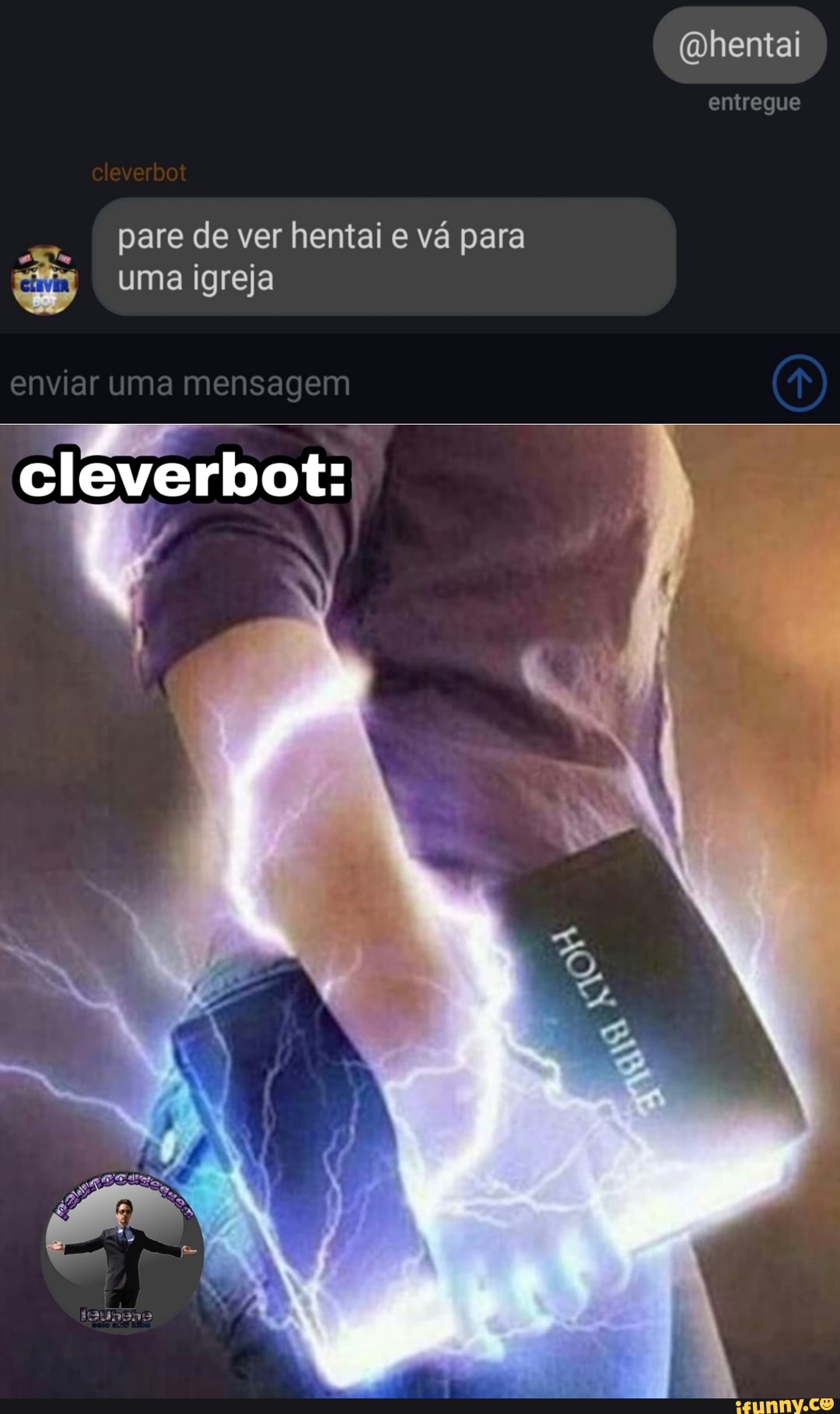 pare de ver hentai e va para
uma igreja