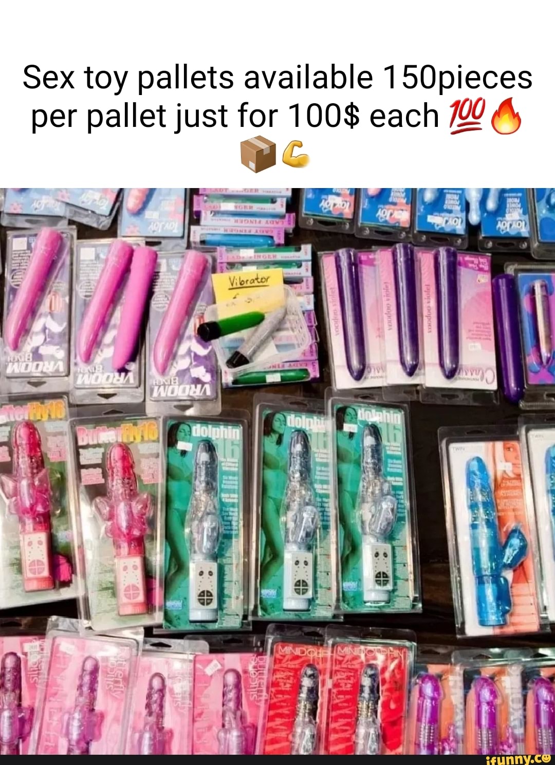 Sex toy pallets available 150pieces per pallet just for 100$ each /WA, -  iFunny