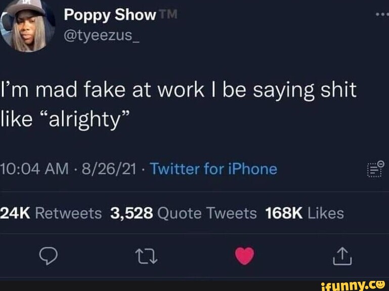 Poppy Shit Poppy Show @tyeezus_ like