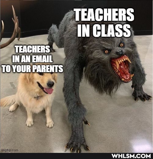 TEACHERS IN CLASS
TEACHERS IN AN EMAIL YOUR PARENTS