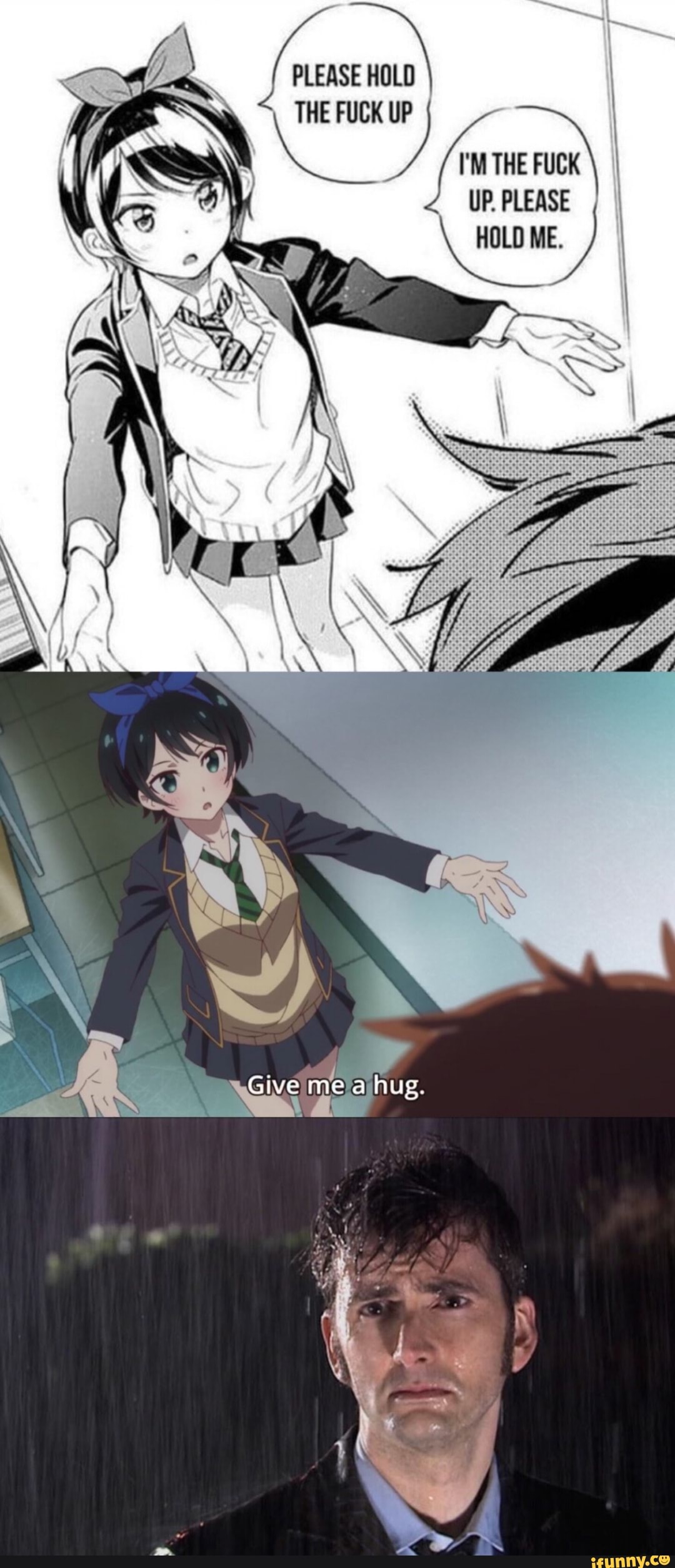 Give mea hug.