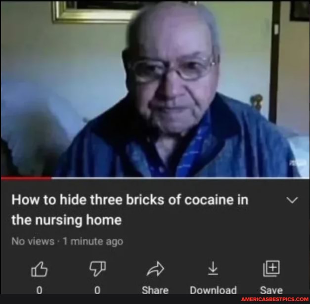 How to hide three bricks of cocaine in the nursing home
No views 1 minute ago
BP A
Share Download Save