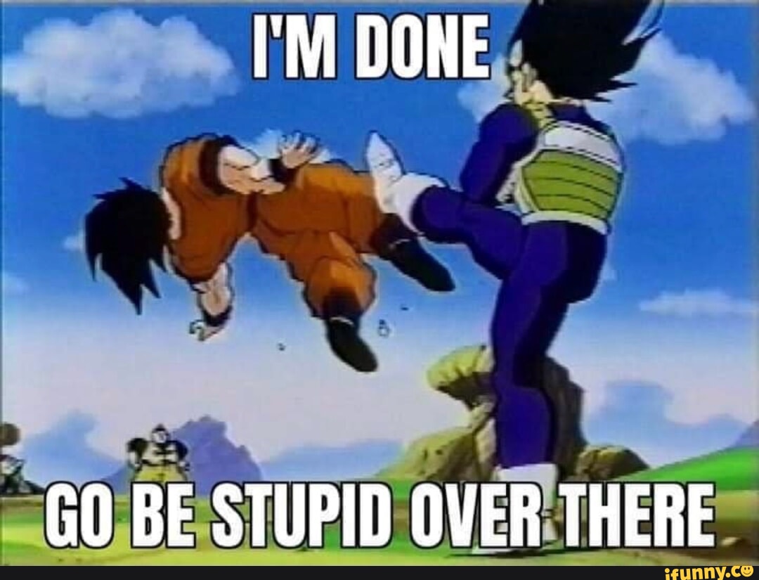 M DONE GO BE STUPID OVER THERE - iFunny