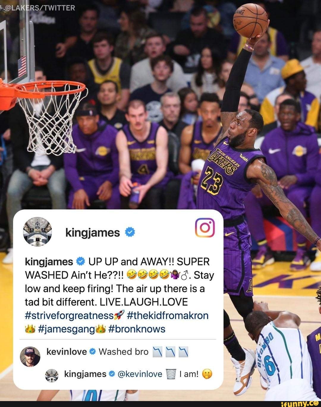 AS PER THE KINGS WISHES…. MEME AWAY!!! : r/lakers
