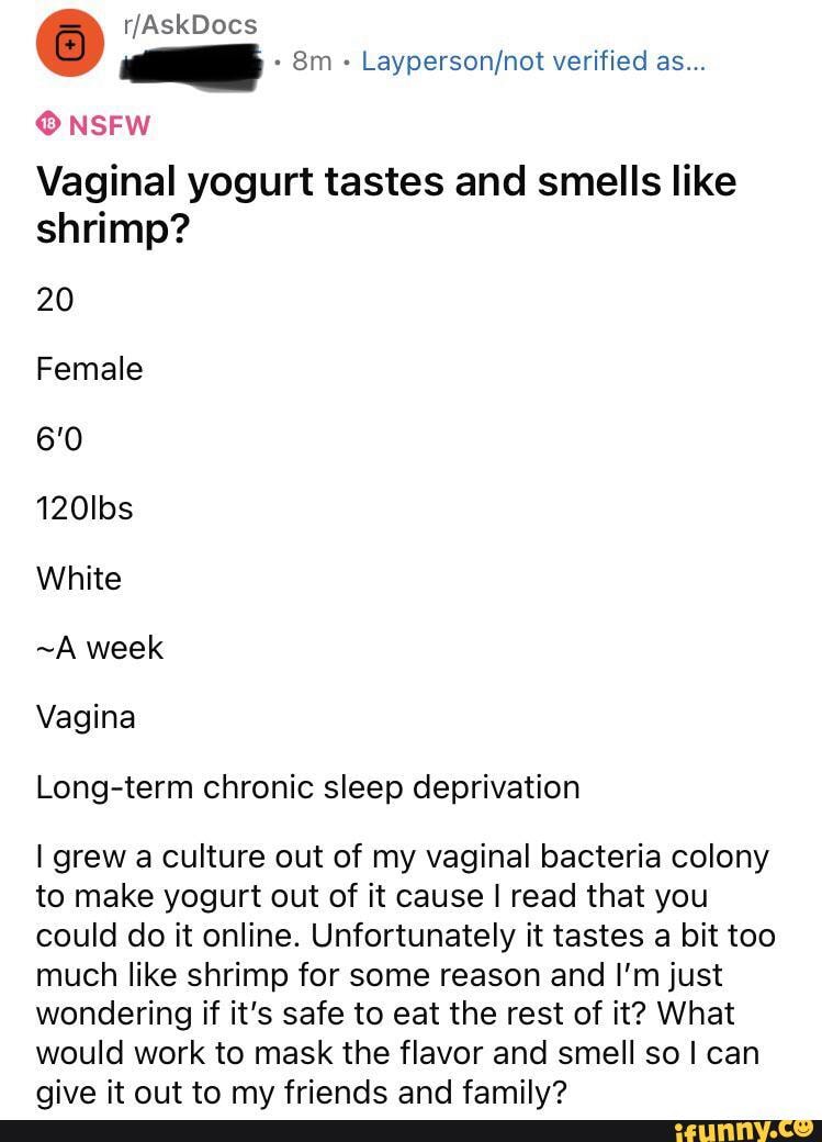 Why does my vagina smell like shrimp
