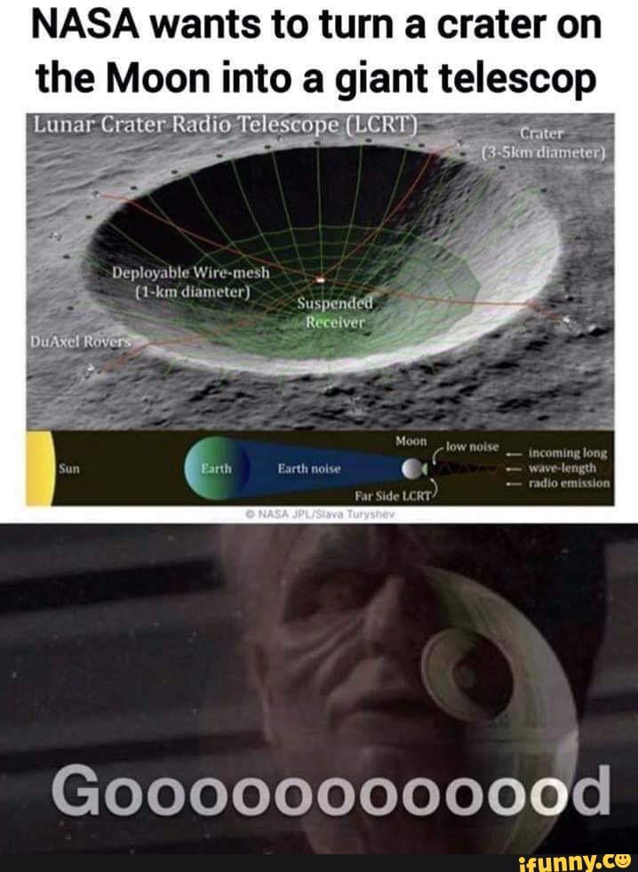 NASA wants to turn a crater on