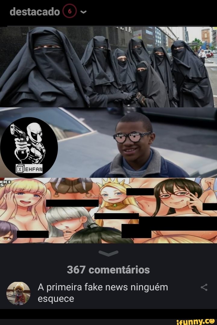 367 comentários
A primeira fake news ninguém