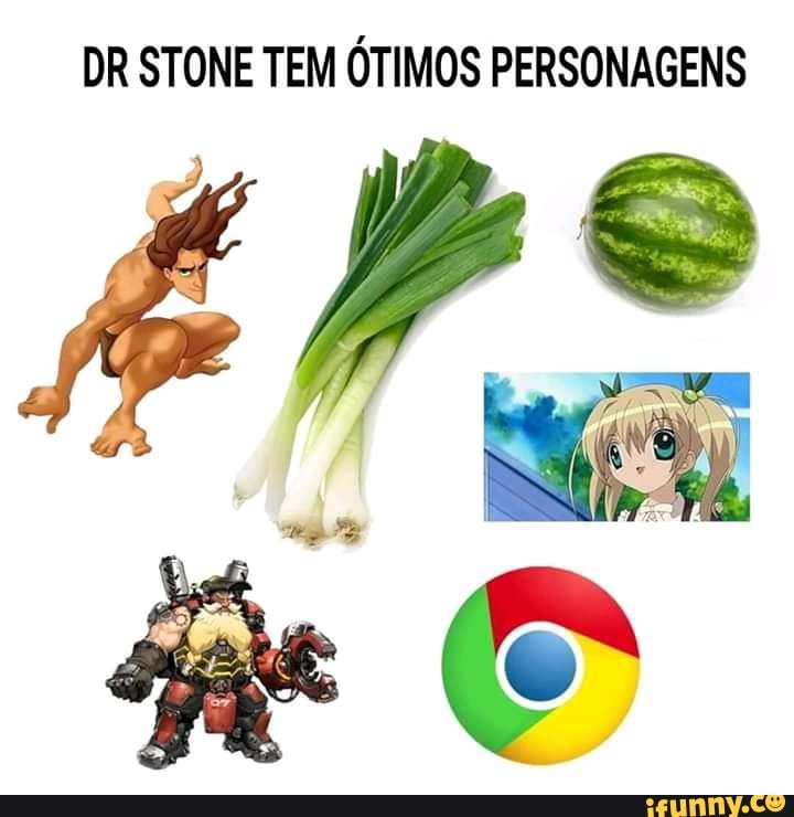 DR STONE TEM ÓTIMOS PERSONAGENS