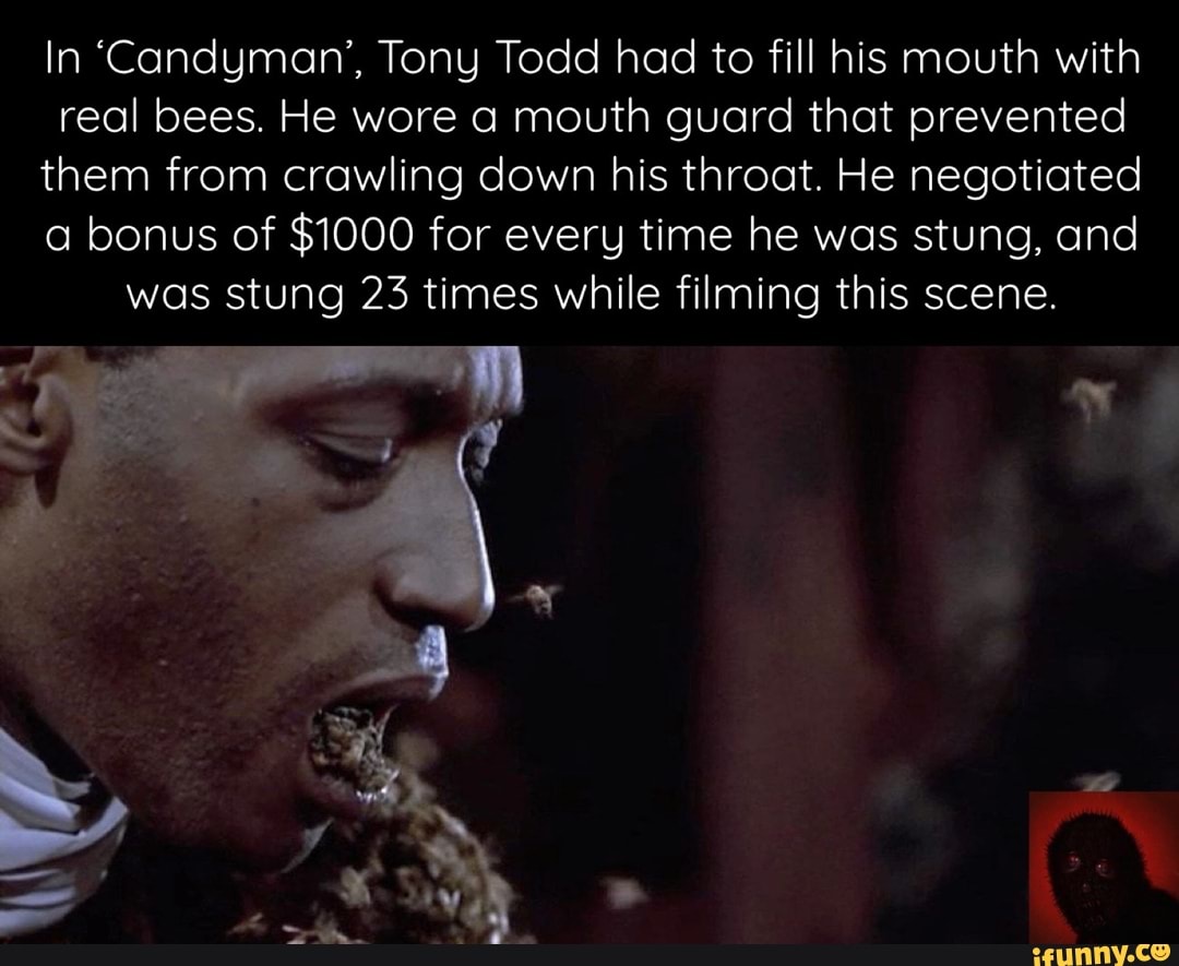 Tony Todd Says He Earned $1,000 Per Bee Sting While Filming Candyman