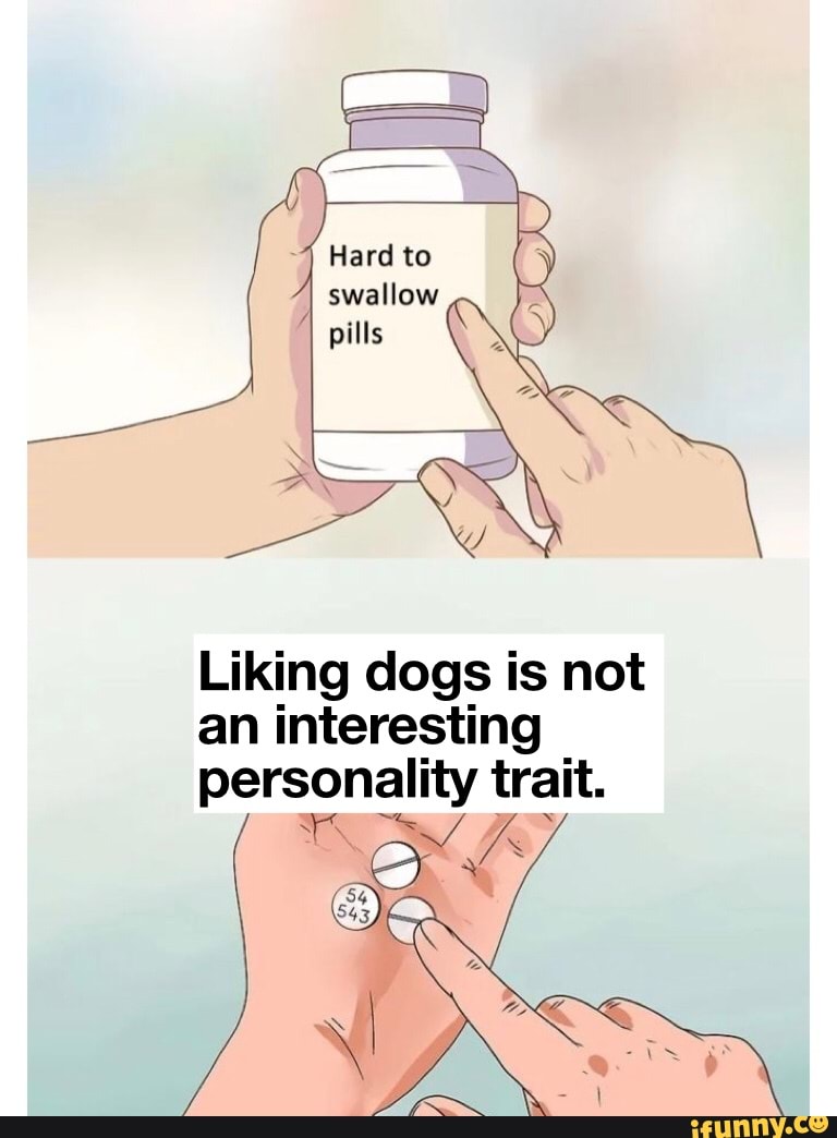 Liking dogs is not an interesting personality trait.