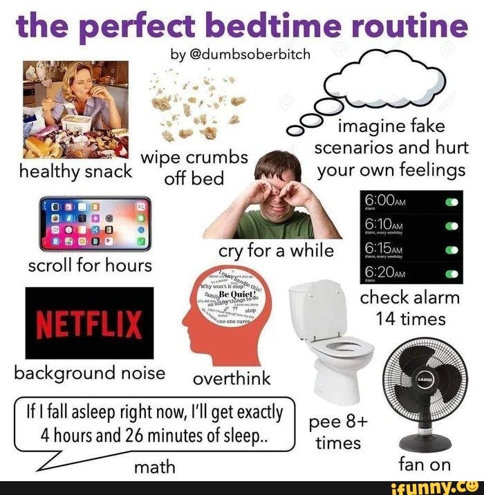 The perfect bedtime routine by dumbsoberbitch imagine fake wipe crumbs