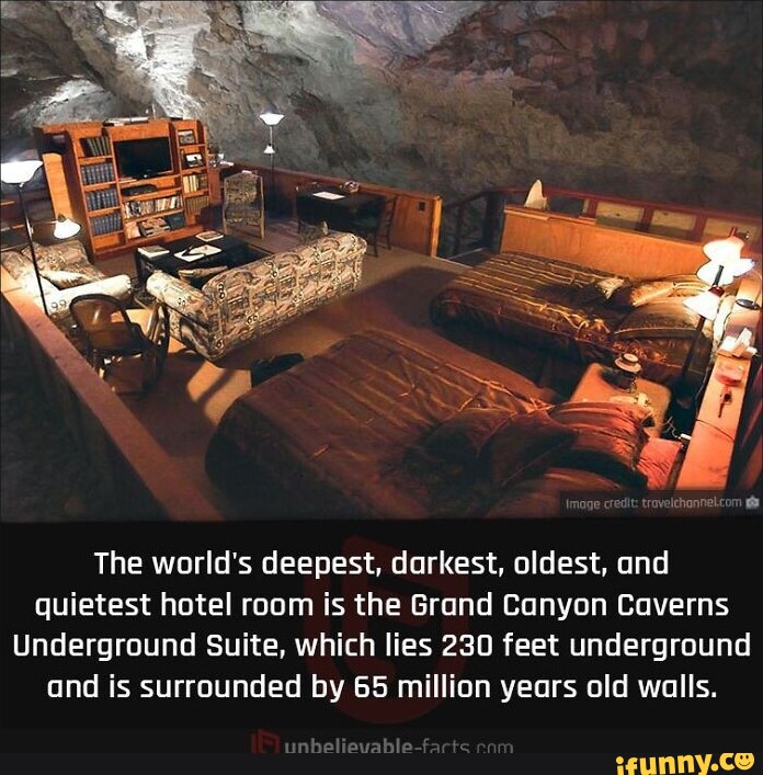 Ny The world's deepest, darkest, oldest, and quietest hotel room is the