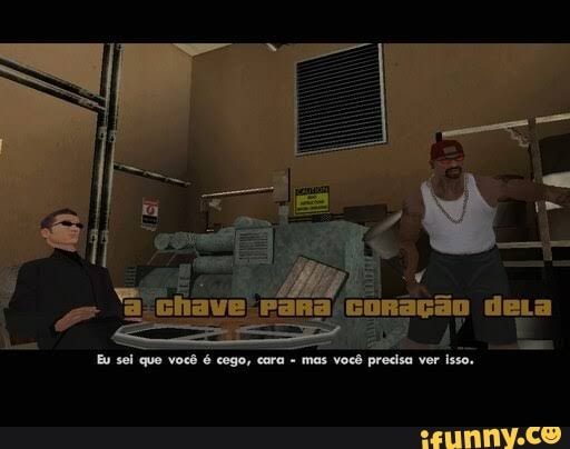 Ey sei que você é cego, cara - mas você precisa ver isso.