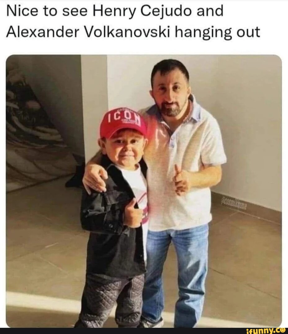 Nice to see Henry Cejudo and Alexander Volkanovski hanging out - iFunny volkanovski vs holloway 1 stats