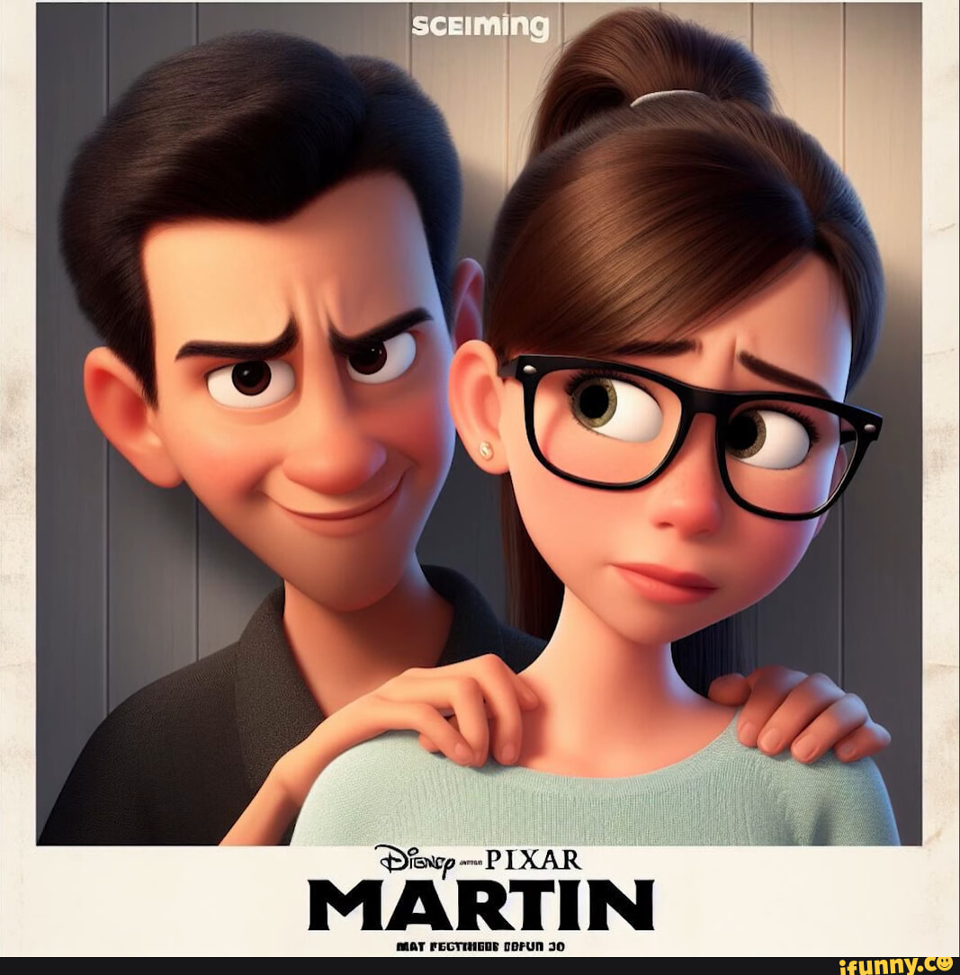 AI Art of Brian Martin, a Disney Pixar movie poster - iFunny