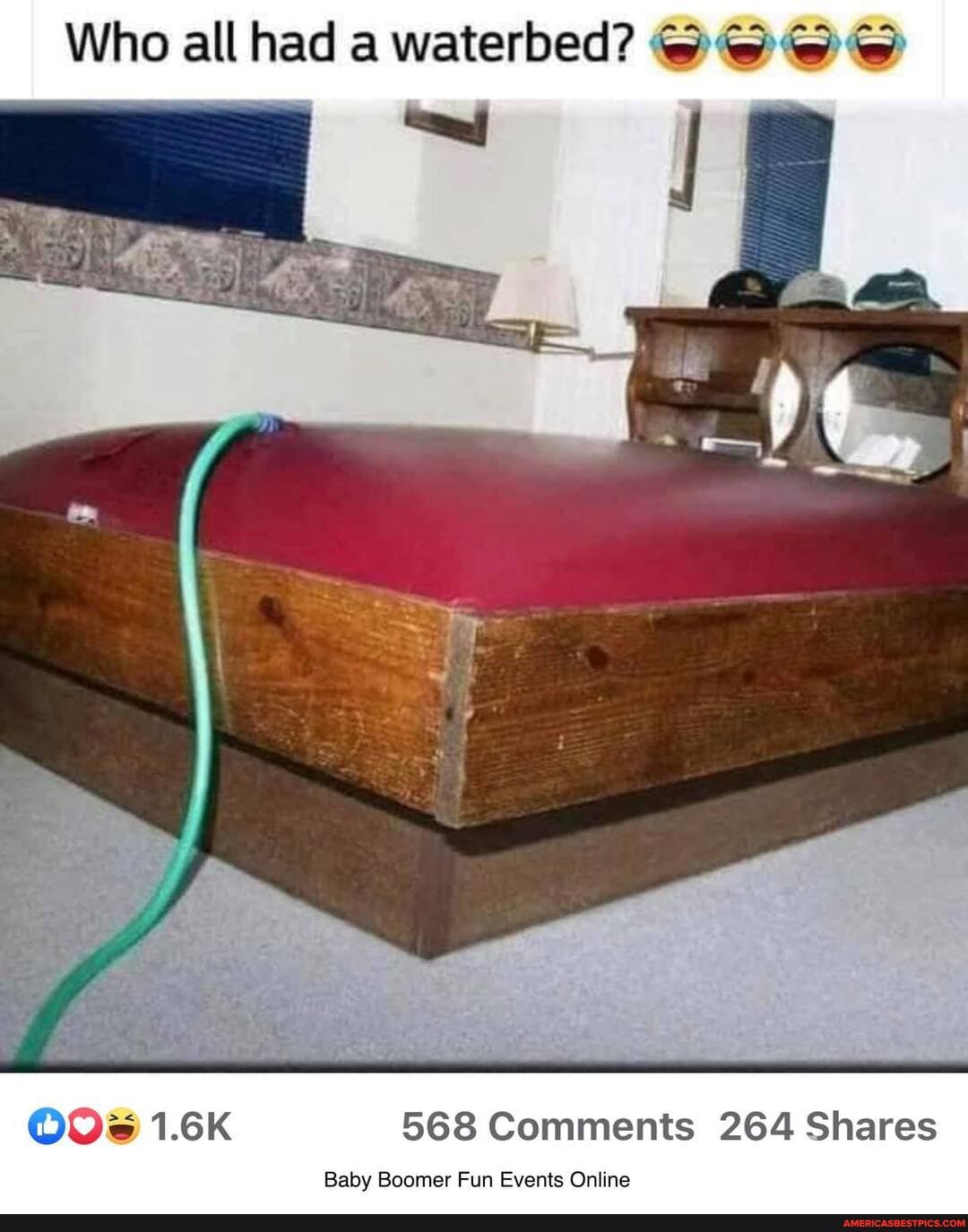 Who all had a waterbed?
568 Comments 264 Shares
Baby Boomer Fun Events Online