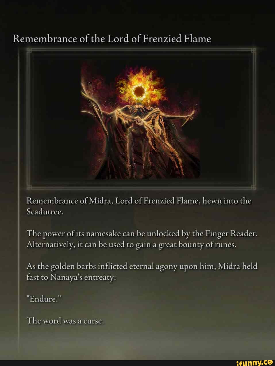 Fire Punch reference in Elden Ring: Shadow of the Erdtree? - Fire 