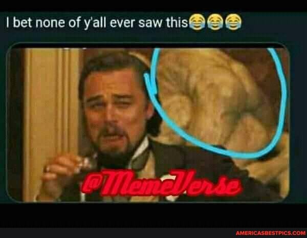 I bet none of y'all ever saw ths@@@