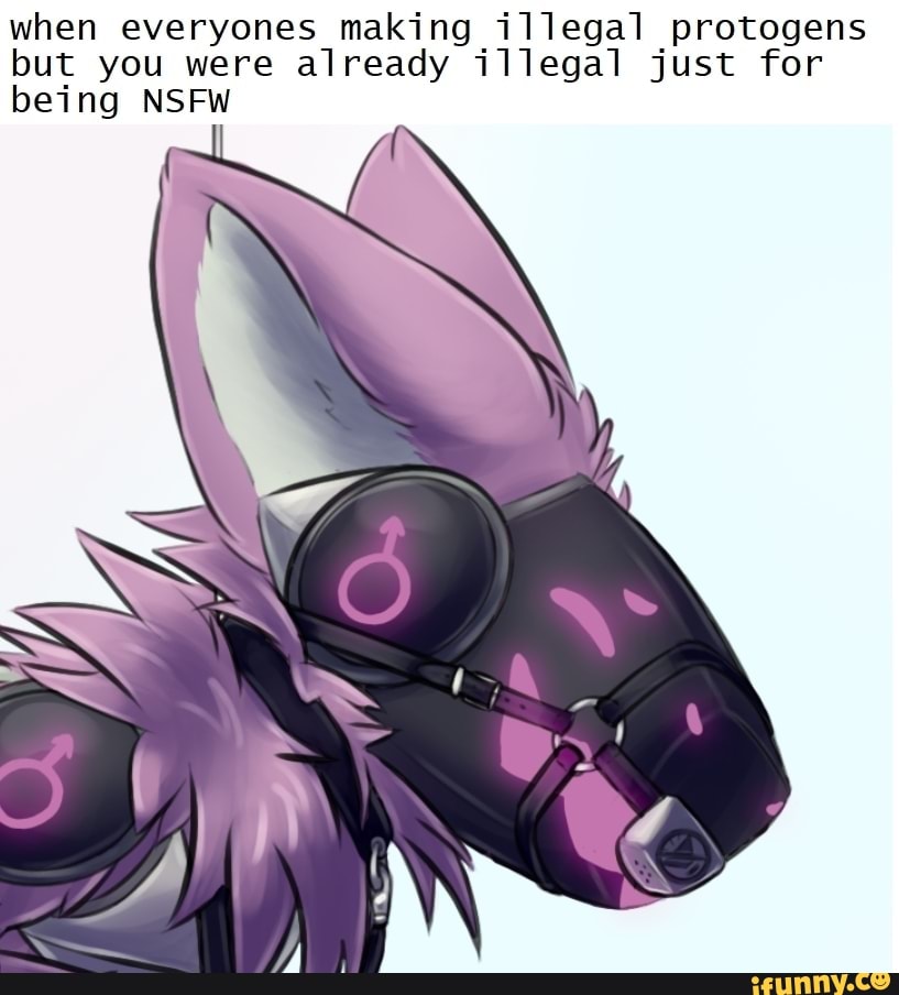 A totally legal Protogen (well, not really) : r/furry