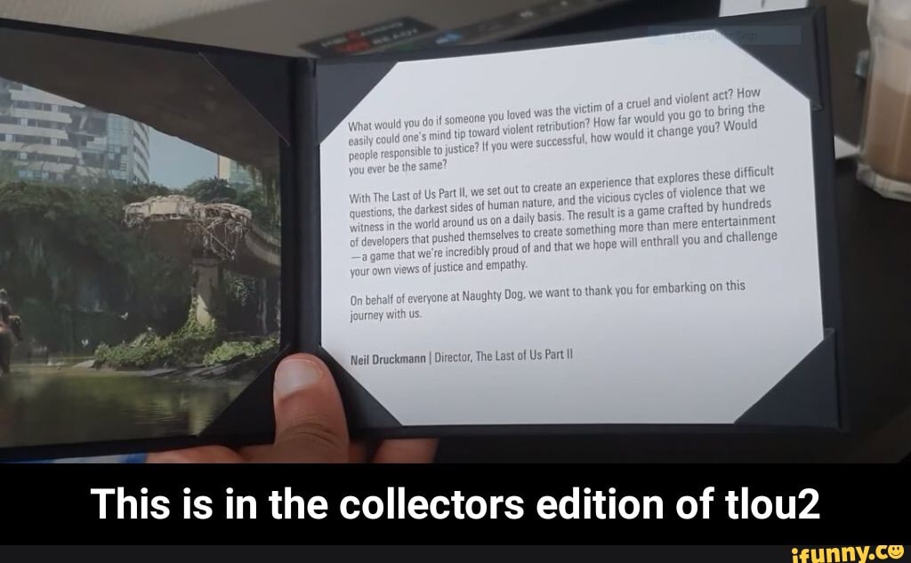 This is in the collectors edition of tlou2 - This is in the collectors edition of tlou2