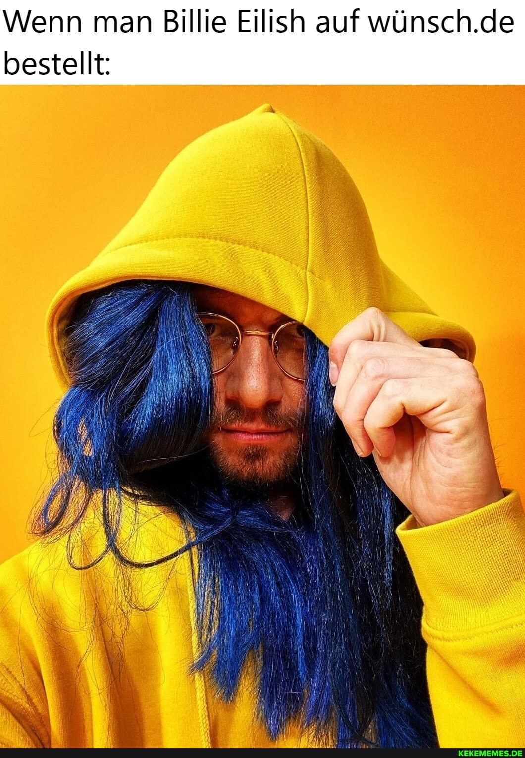 Wenn man Billie Eilish auf wünsch.de bestellt: