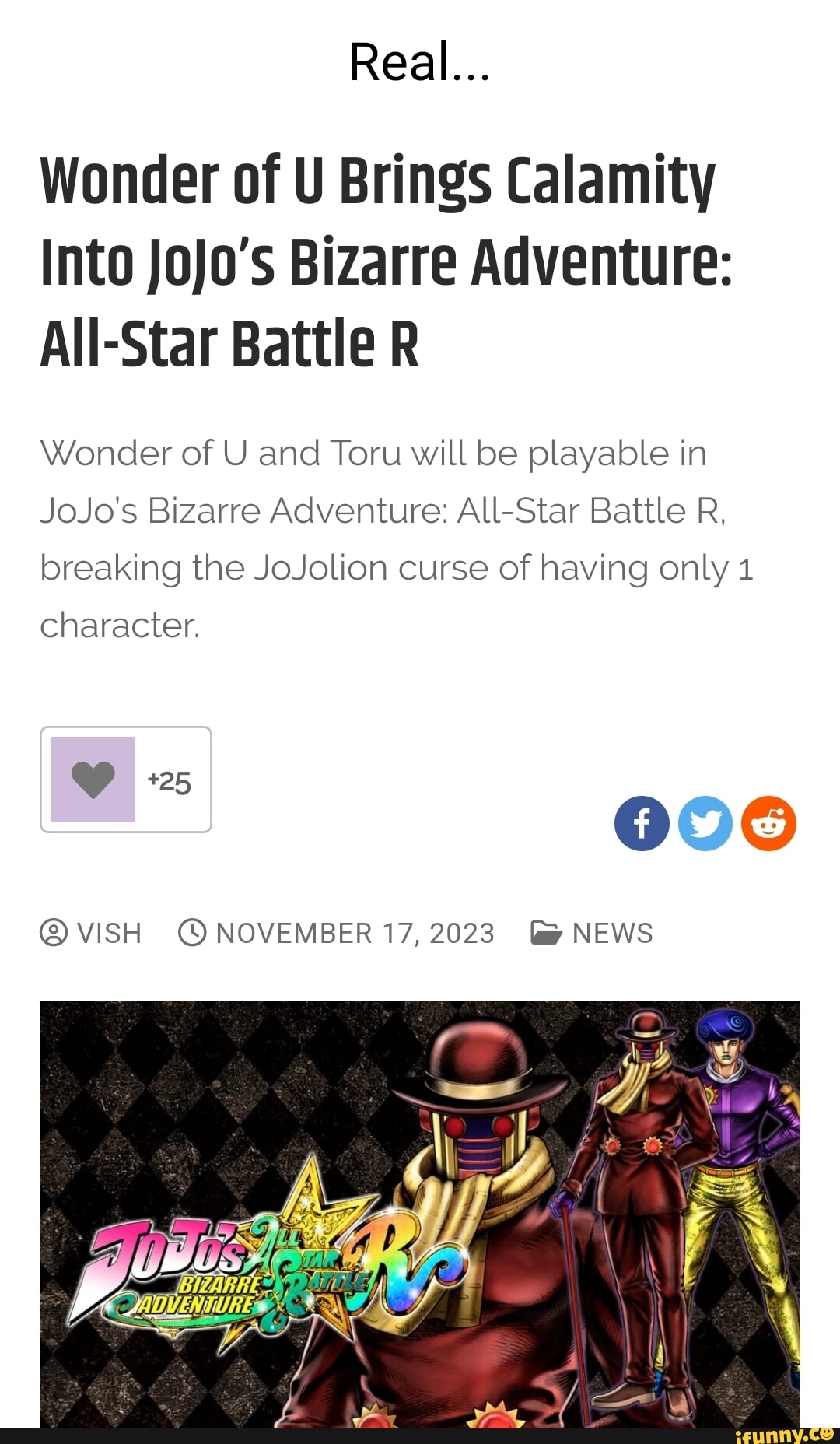 Comprar JoJo's Bizarre Adventure: All-Star Battle R - Wonder of U