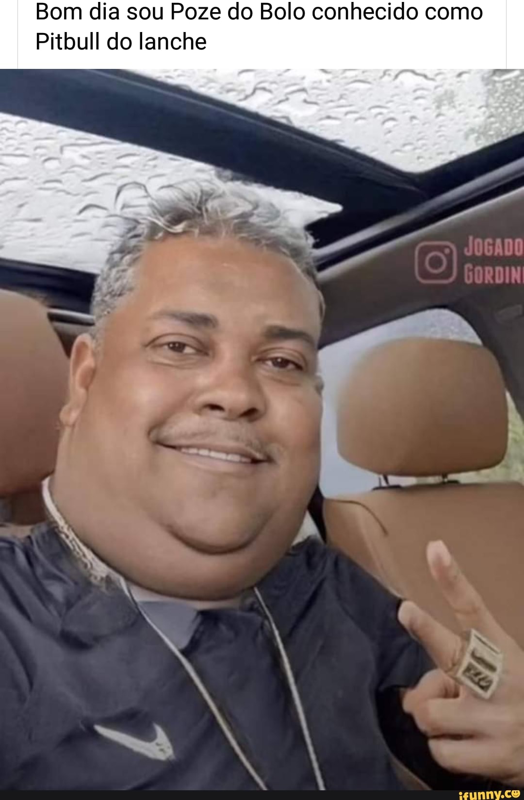 Bom dia sou Poze do Bolo conhecido como
Pitbull do lanche