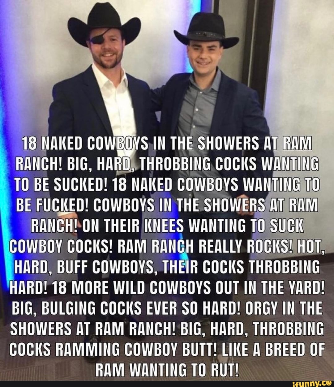 18 naked cowboys in the showers at ram ranch