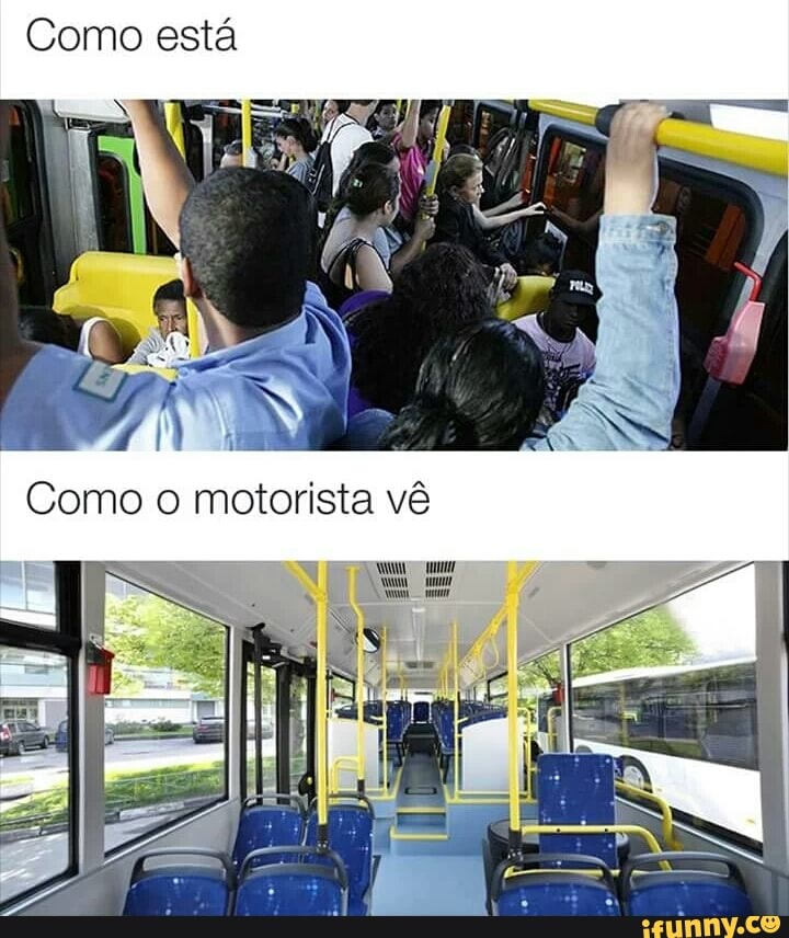 Como está
Como o motorista vê
