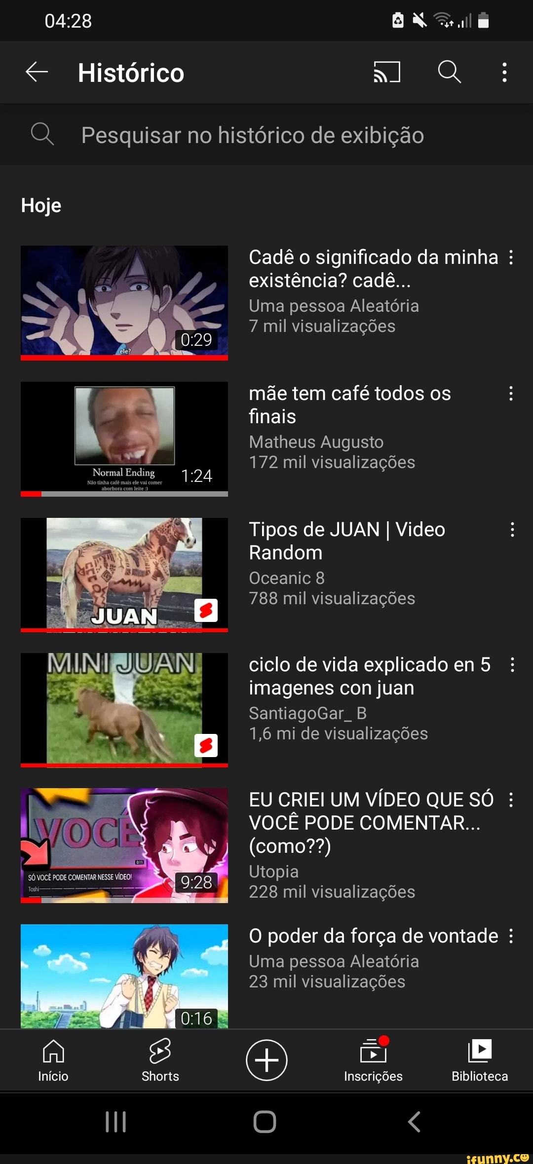 shorts significado