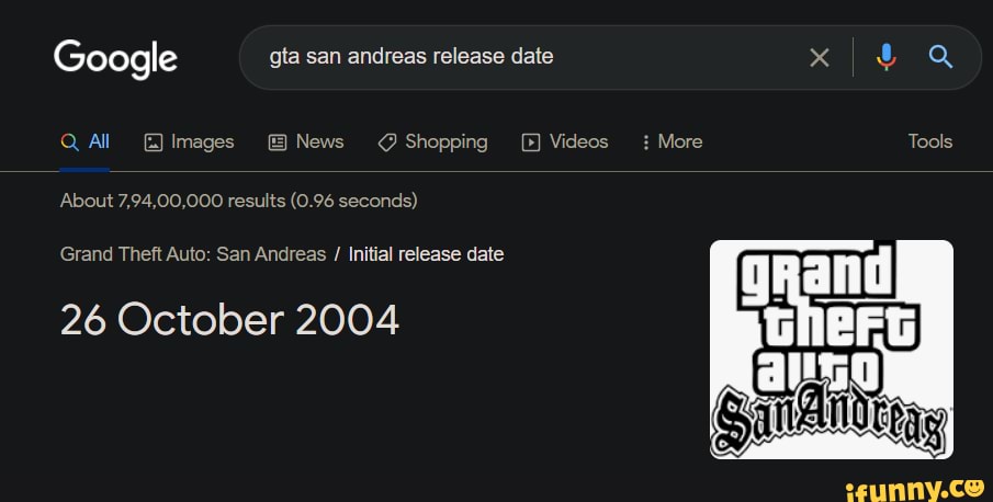 gta san andreas initial release date