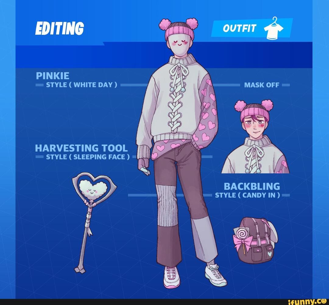 EDITING
PINKIE STYLE ( WHITE DAY )
HARVESTING TOOL STYLE ( SLEEPING FACE )