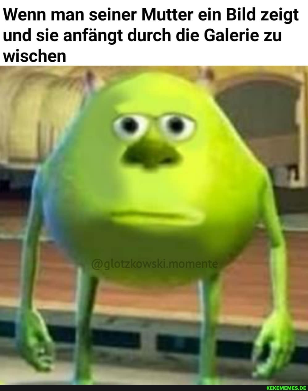 Wenn man seiner Mutter ein Bild zeigt und sie anfängt durch die Galerie zu wischen