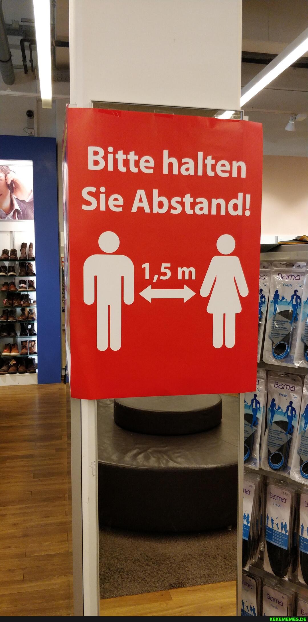 Bitte halten
Sie Abstand!