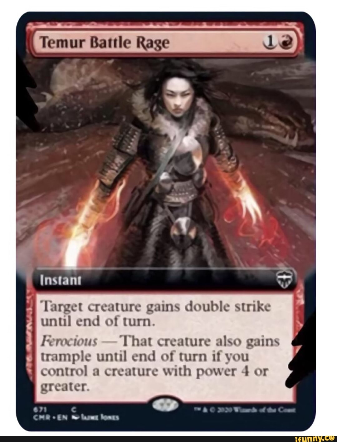 Temur Battle R IN Instant 'Target creature gains double strike until ...