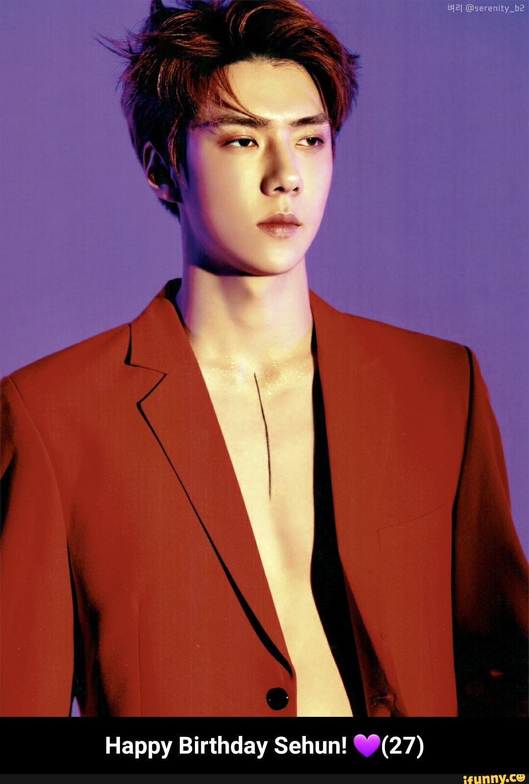 Happy Birthday Sehun! (27)
serenity_ - Happy Birthday Sehun! π(27)
