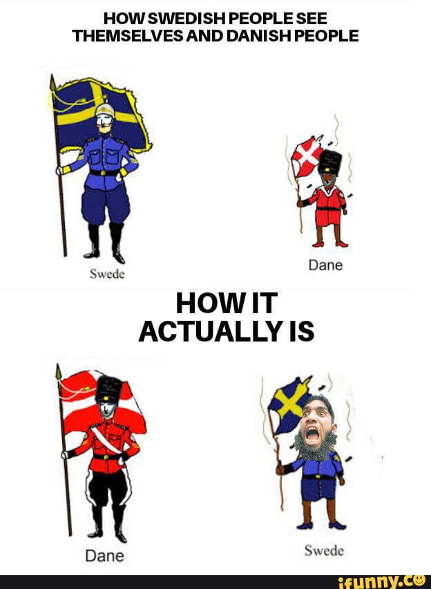 HOW SWEDISH PEOPLE SEE THEMSELVES AND DANISH PEOPLE Dane HOW IT ...