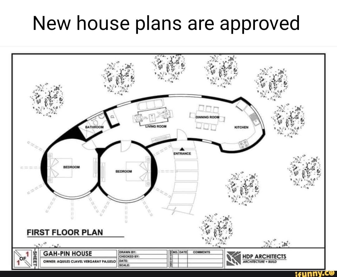 New House Plans Are Approved First Floor Plan Gah Pin House Hdp