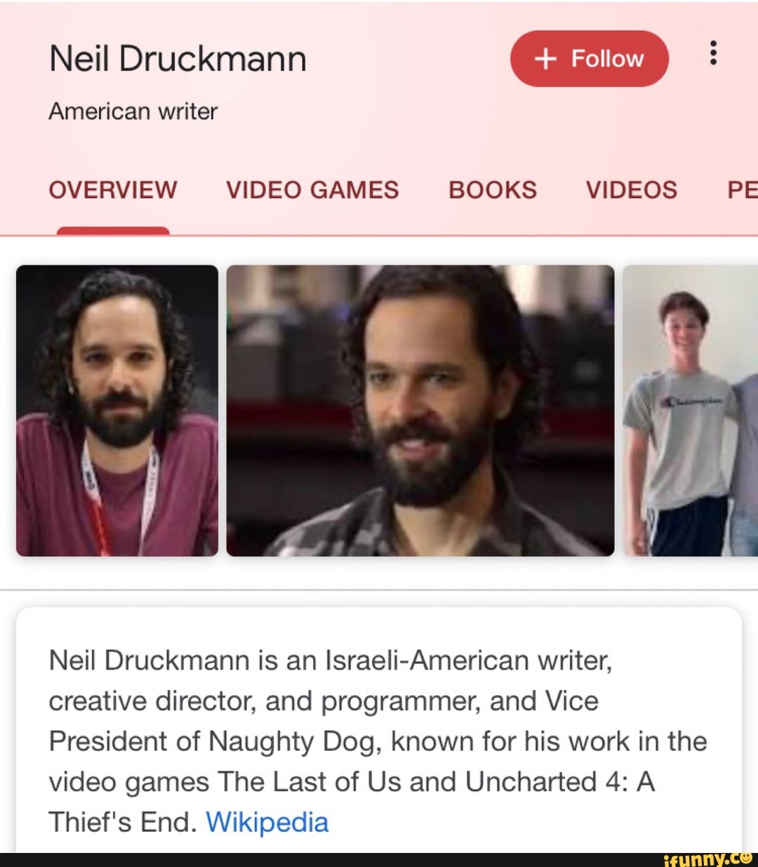 Neil Druckmann American writer OVERVIEW VIDEO GAMES BOOKS VIDEOS PE Neil  Druckmann is an Israeli-American