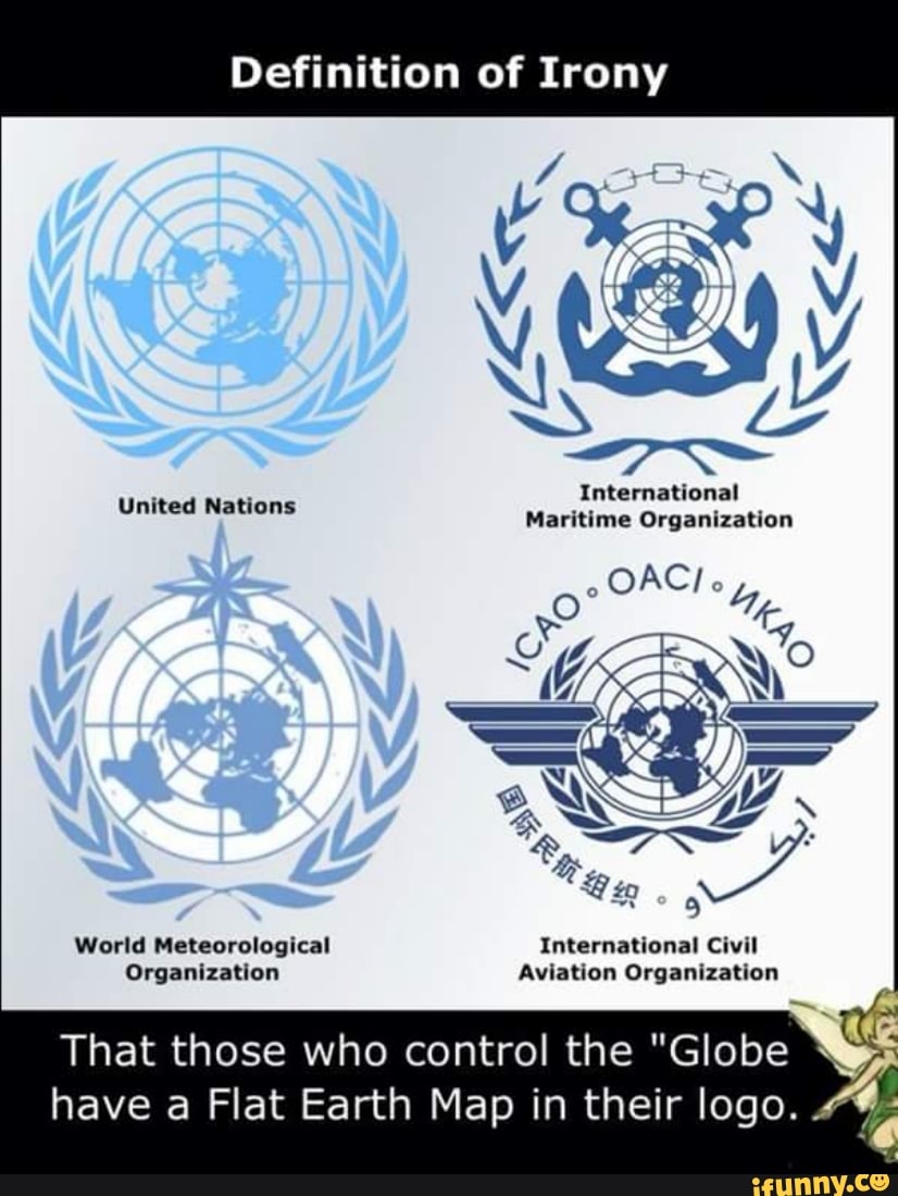 Карта ООН плоская земля