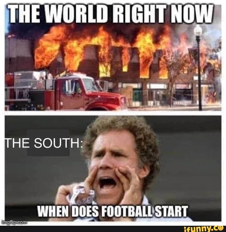 THE SOUTH:
WHEN DOES FOOTBALL START