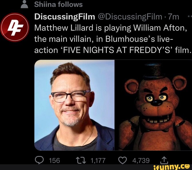 Shiina follows DiscussingFilm DiscussingFilm Matthew Lillard is
