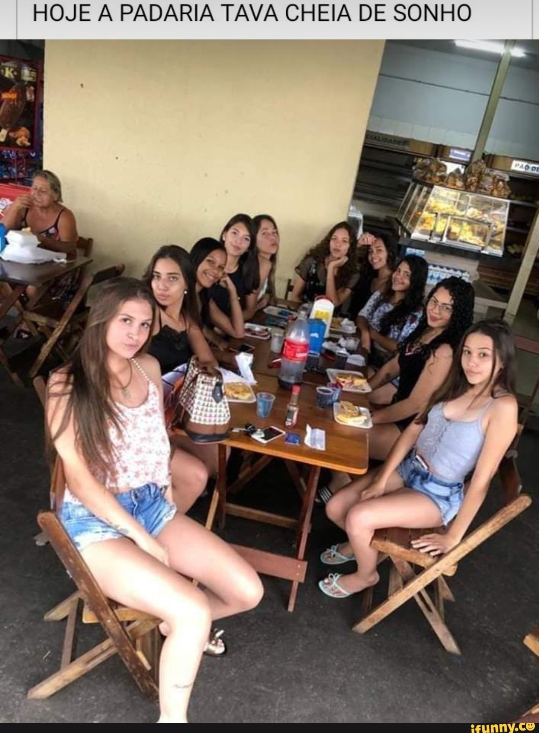 HOJE A PADARIA TAVA CHEIA DE SONHO