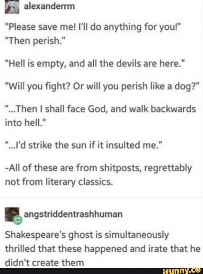 will you fight or perish like a dog